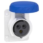 Schneider Electric - Mureva - socle de prise industrielle droite 16 A - 2P+T - 200-250 V CA - IP67
