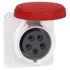 Schneider Electric - Mureva - socle de prise industrielle droite 16 A - 3P+N+T - 380-415 V CA - IP67