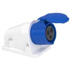 Schneider Electric - Mureva - socle de prise incliné -16 A - 2P+T - 200-250 V CA - en saillie- IP44