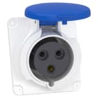 Schneider Electric - Mureva - socle de prise industrielle coudée 32 A - 2P+T - 200-250 V CA - IP44