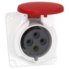 Schneider Electric - Mureva - socle de prise industrielle coudée 32 A - 3P+T - 380-415 V CA - IP44