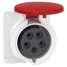 Schneider Electric - Mureva - socle de prise industrielle droite 32 A - 3P+N+T - 380-415 V CA - IP44