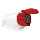 Schneider Electric - Mureva - socle de prise incliné -32 A - 3P+T - 380-415 V CA - en saillie- IP44
