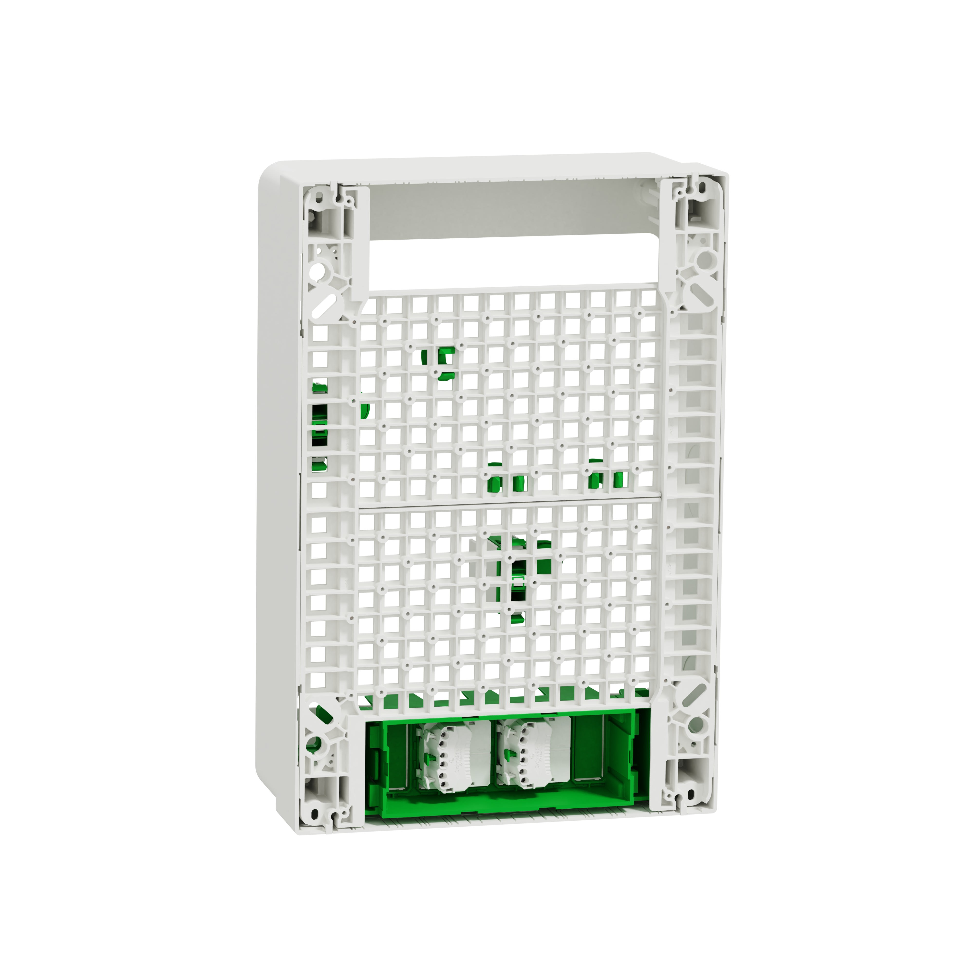 Resi9 Coffret VDI Box 13M2R - coffret support box operateur avec 2 prises  Schneider Electric