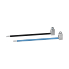 Schneider Electric - Resi9 - jeu de câbles pour bloc de commande - 1 phase + 1 neutre bleu