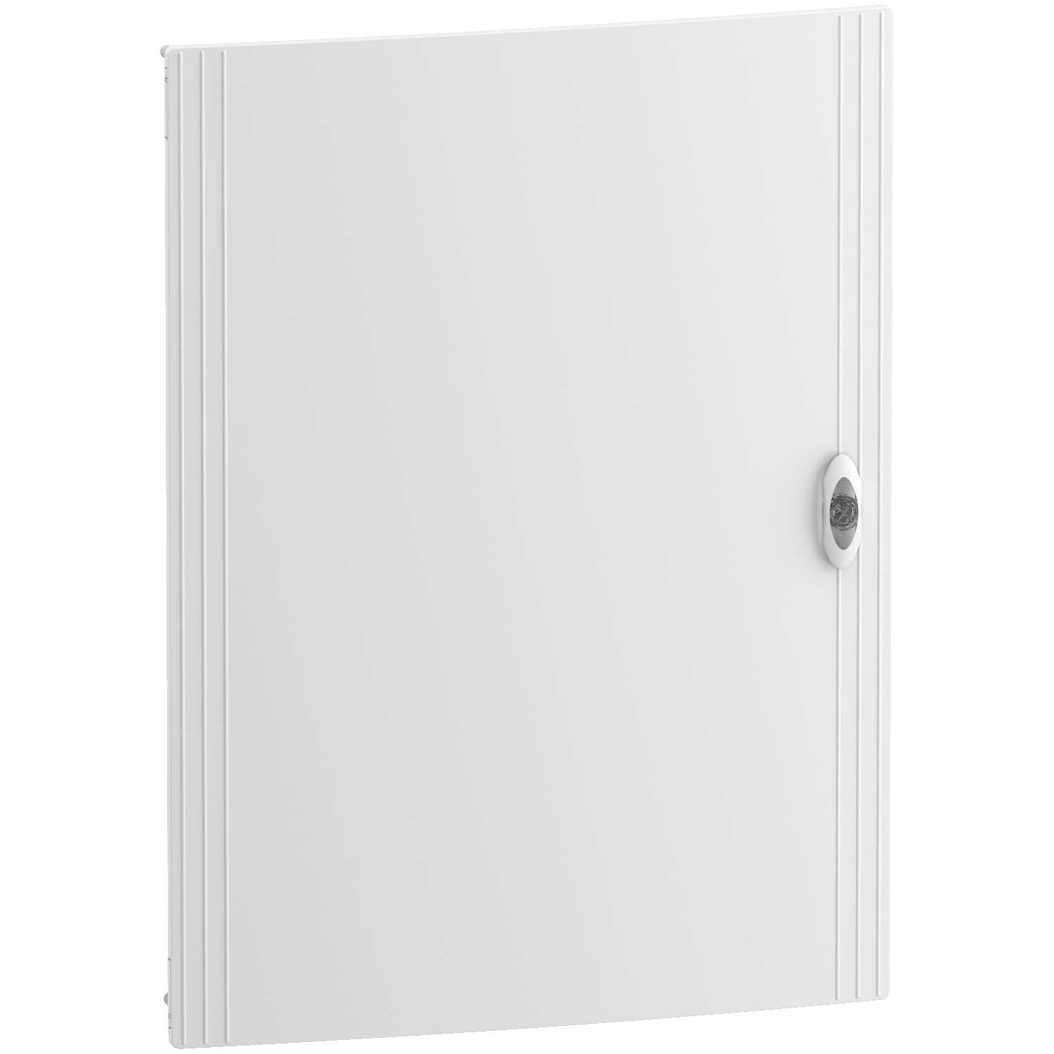 Schneider Electric - Resi9 - porte pleine - blanc RAL 9003 - pour coffret 4 x 24 modules