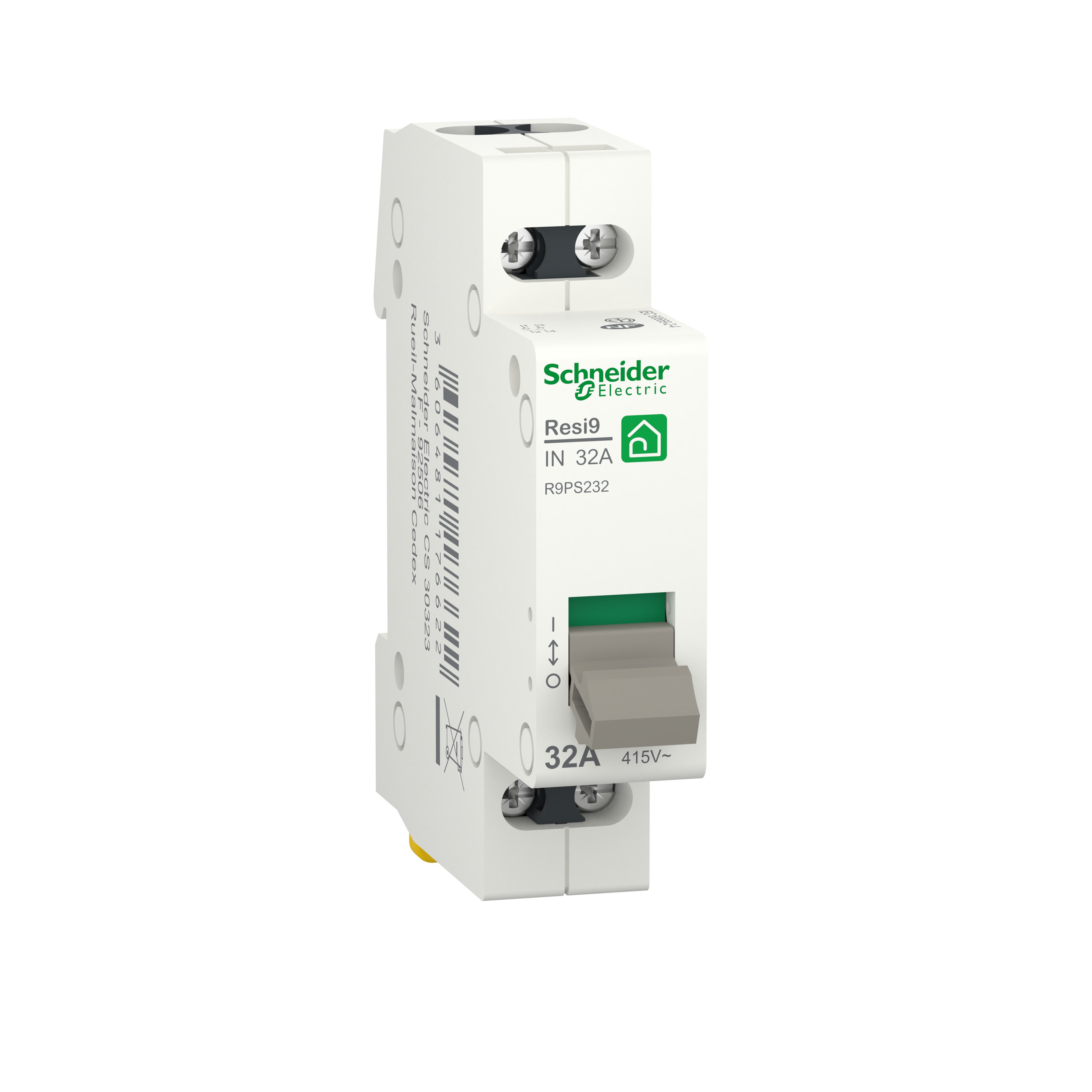 Schneider Electric - Resi9 - interrupteur - 2P - 32A - 2NO - 250VCA