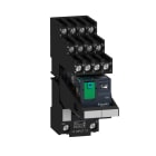 Schneider Electric - Harmony Relay RXM - relais sur embase cont séparés - 4OF - 6A - test+DEL - 24VDC