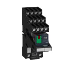 Schneider Electric - Harmony Relay RXM - relais sur embase cont séparés - 4OF - 6A - test+DEL - 230V