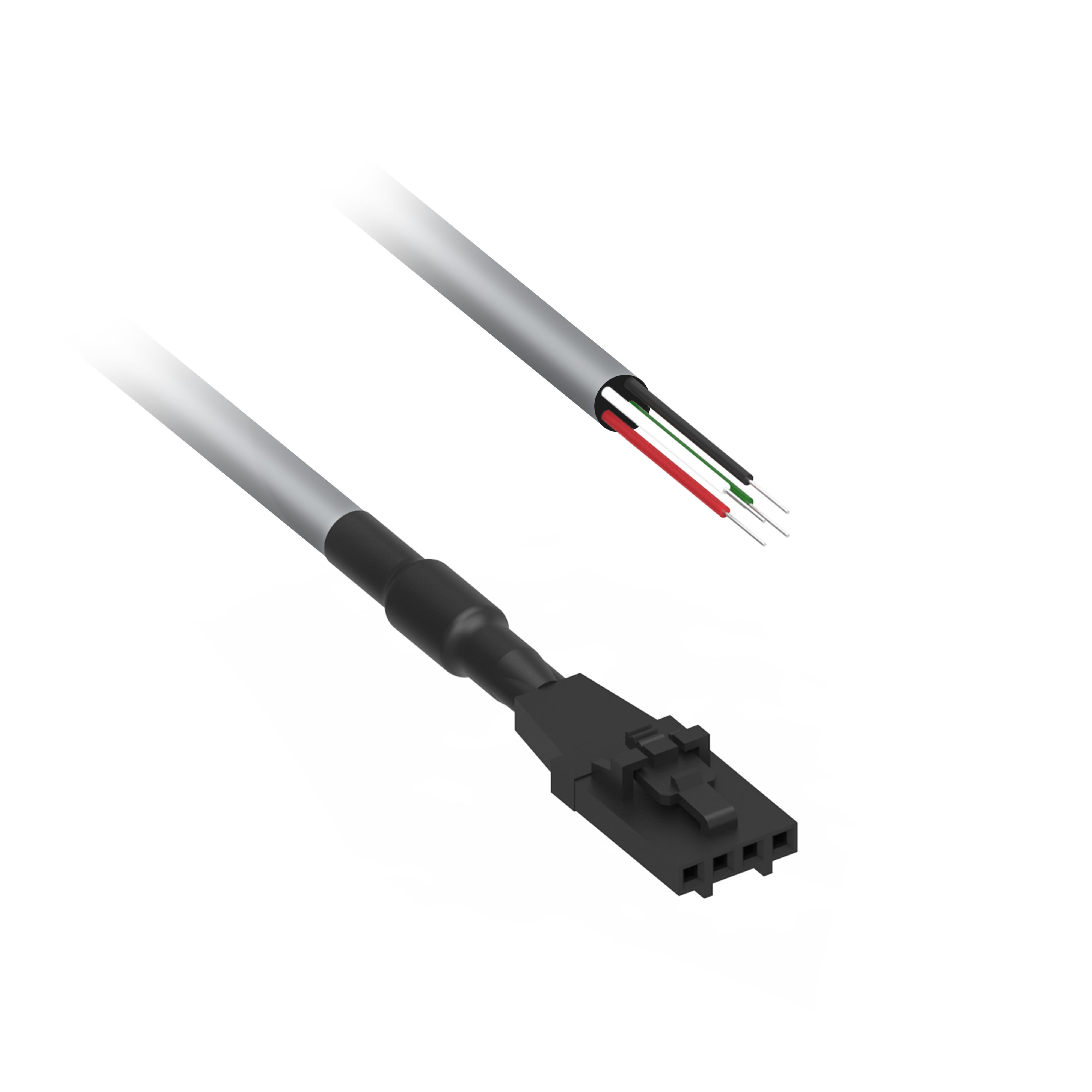 Schneider Electric - Harmony SSM - Cable 4 broches - 2M - compatible relais SSM2