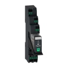 Schneider Electric - Harmony RXG - relais embroc+embase Push In - test + DEL - 1OF 10A - 24VDC