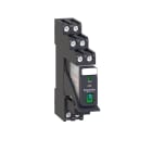 Schneider Electric - Harmony Relay RXG - relais embroc monte sur embase - test + DEL - 2OF 5A - 24VD
