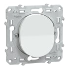 Schneider Electric - Ovalis - bouton poussoir à fermeture - 10A Blanc