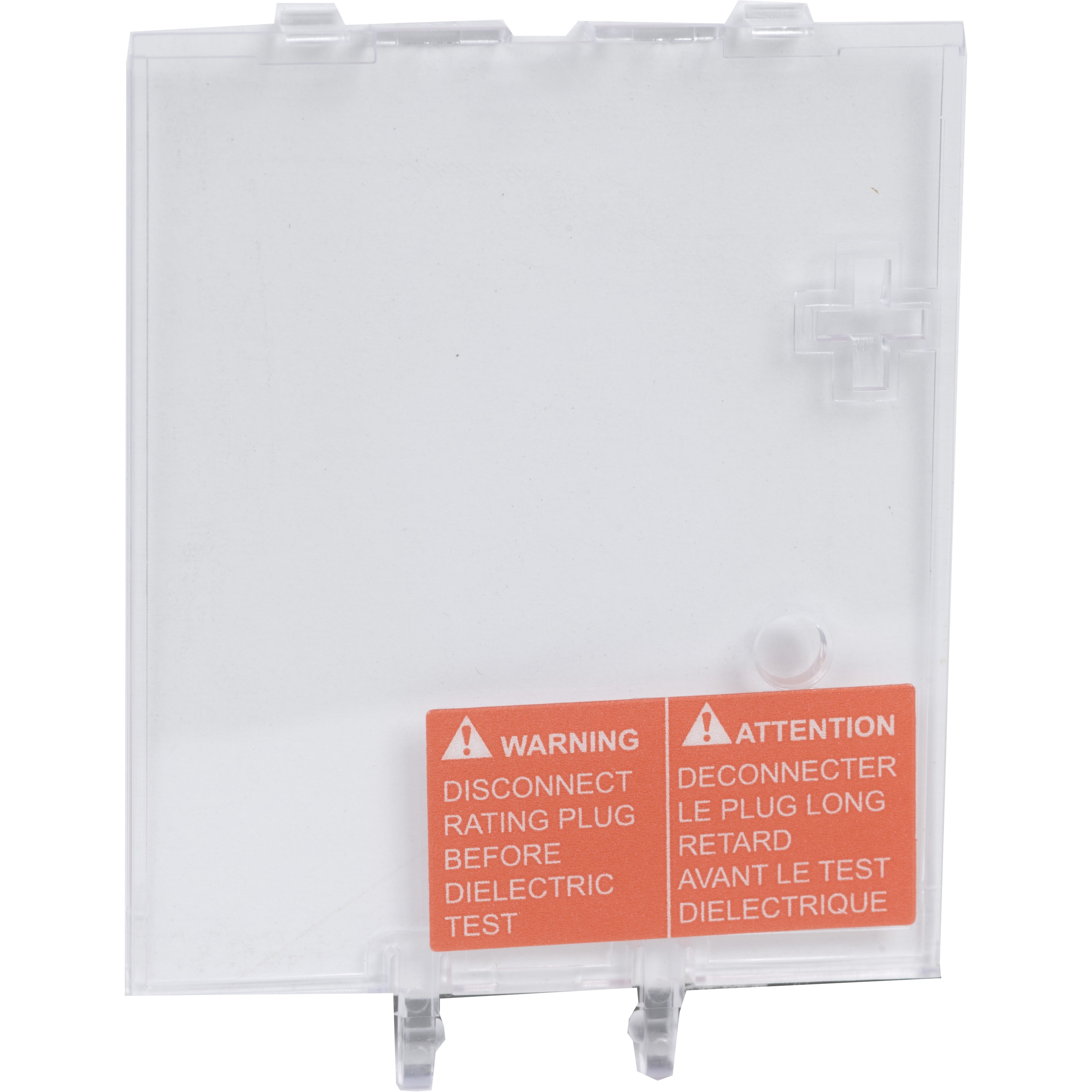 Schneider Electric - ComPacT NS - capot plombable - transparent - pour micrologic A & E