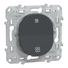 Schneider Electric - Ovalis - poussoir VMC - sans arrêt - Anthracite