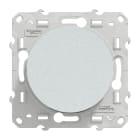 Schneider Electric - Odace - inter lumineux - blanc Recycle 10A a vis LED orange 1,5mA local-temoin