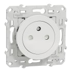 Schneider Electric - Odace - prise de courant 2P+T affleurante - blanc