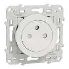 Schneider Electric - Odace 2011 - prise de courant 2P+T affleurante - blanc