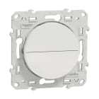 Schneider Electric - Odace 2011 - poussoir - blanc - 2 touches montée/descente pour volets-roulants