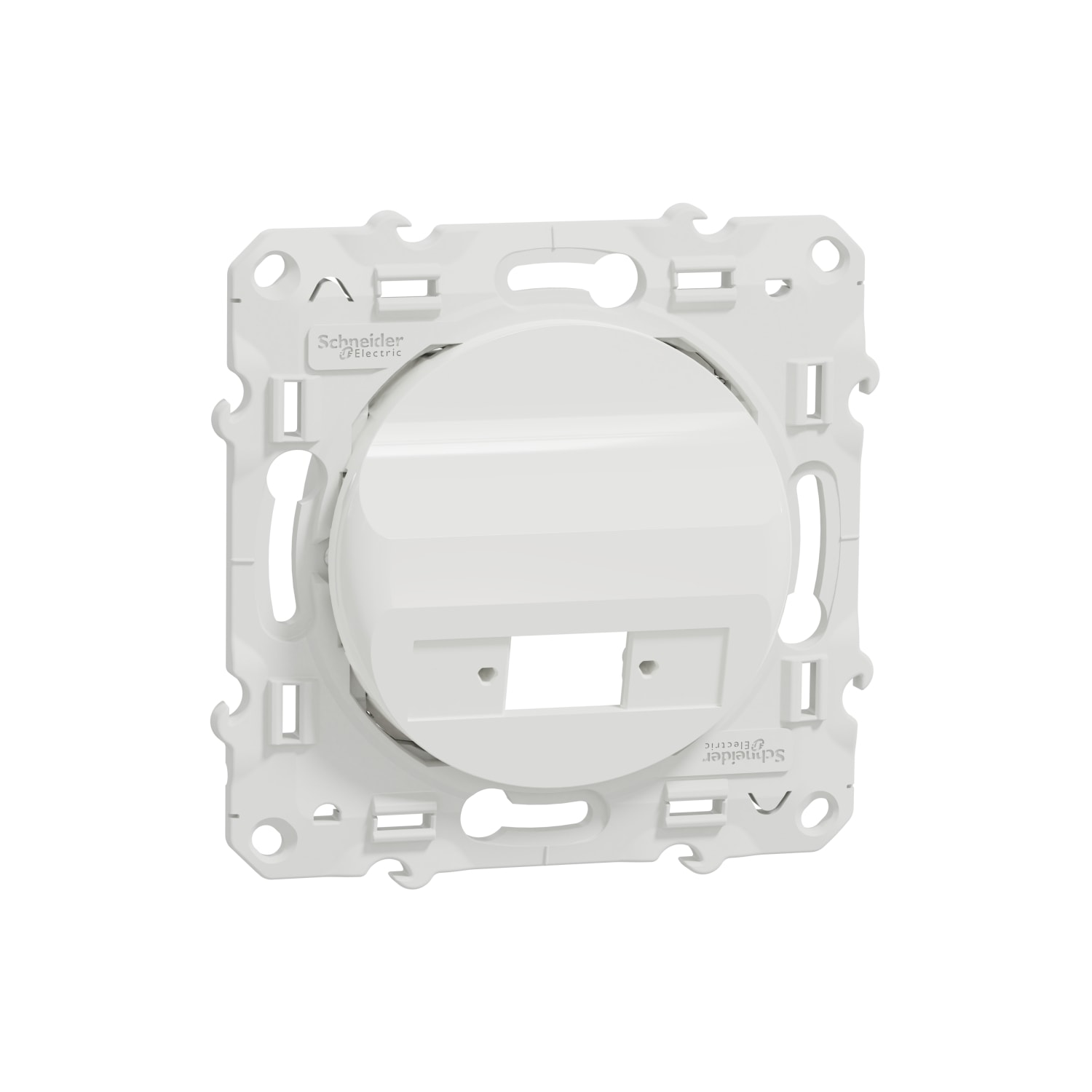 Schneider Electric - Odace 2011 - blanc - prise optique 1 sortie - compléter avec VDIB6072001