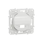 Schneider Electric - Odace 2011 - blanc - prise optique 1 sortie - compléter avec VDIB6072001