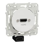 Schneider Electric - Reconditionné - Odace 2011 - prise HDMI type A - blanc - prise cable femelle arr