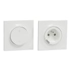 Schneider Electric - Wiser Odace - Kit commande sans fils et prise connectée zigbee 3.0