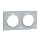 Schneider Electric - Odace 2011 Styl - plaque 2 postes H/V entraxe 71mm sable