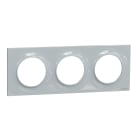 Schneider Electric - Odace 2011 Styl - plaque 3 postes H/V entraxe 71mm sable