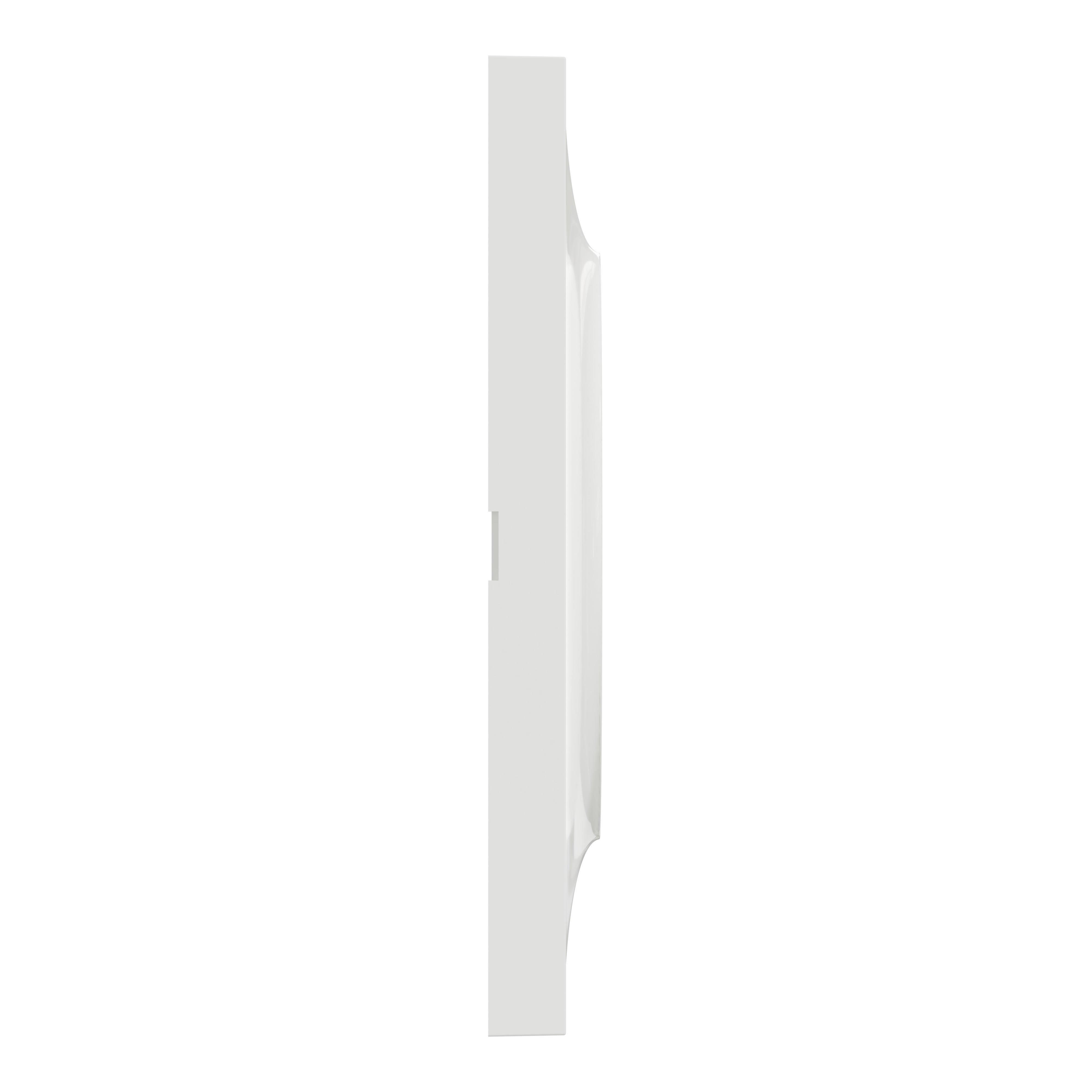 Schneider Electric S520706 Plaque 3 postes Odace Styl Blanc