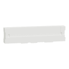 Schneider Electric - Odace Styl Pratic - plaque porte etiquette avec bloc lumineux 1 poste blanc
