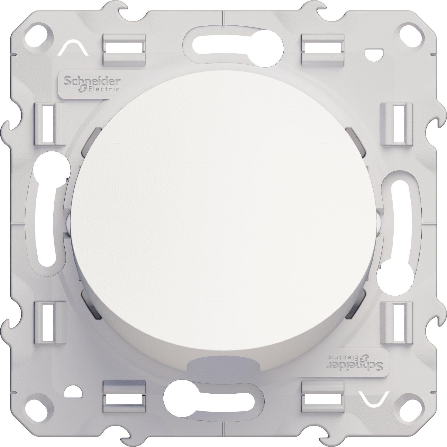 Schneider Electric - Odace 2011 - sortie de câble - blanc - griffes montées - 6 à 12 mm2