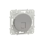 Schneider Electric - Odace - prise RJ45 - aluminium - grade 1 (telephone) cat. 5 UTP