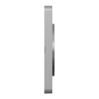 Schneider Electric - Odace Touch - Plaque de finition Kvadrat - Ombre- alu - 1 poste