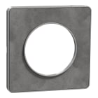 Schneider Electric - Odace 2011 Touch - plaque 1 poste ardoise avec liseré aluminium