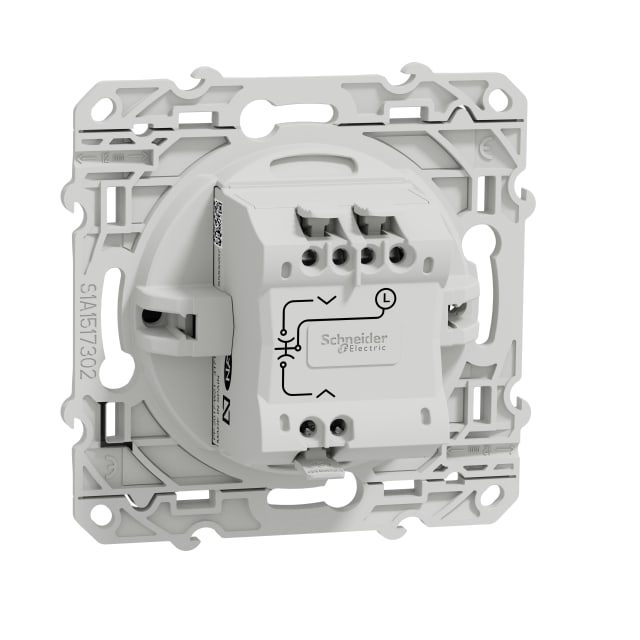 Interrupteur Schneider ODACE S520227 Pour Volet Roulant - 2 Boutons + Arrêt