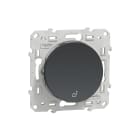 Schneider Electric - Odace 2011 - poussoir à fermeture - anthracite - 10A