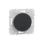 Schneider Electric - Odace 2011 - prise RJ45 - anthracite - sans connecteur (empreinte Infraplus)
