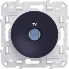 Schneider Electric - Odace 2011 - prise TV simple - anthracite - fixation par vis