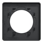 Schneider Electric - Odace Touch - plaque 1 poste Kvadrat ombre avec lisere anthracite