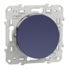 Schneider Electric - Odace 2011 - poussoir lumineux - cobalt - 10A - voyant LED bleu 0,15mA