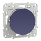 Schneider Electric - Odace 2011 - poussoir lumineux - cobalt - 10A - voyant LED bleu 0,15mA