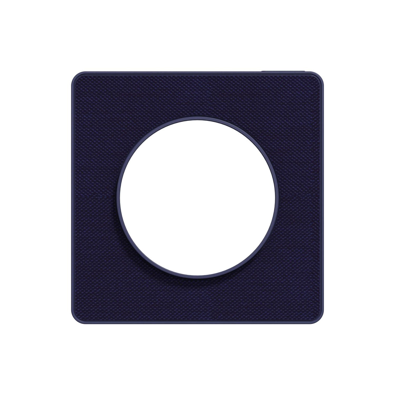 Schneider Electric - Odace Touch - plaque 1 poste Kvadrat roi avec lisere bleu cobalt