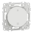 Schneider Electric - Odace - inter ou poussoir VMC 2 vitesses - 10AX - blanc craie