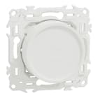 Schneider Electric - Wiser Odace - variateur rotatif connecté 2 ou 3 fils zigbee - blanc craie