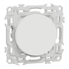 Schneider Electric - Odace - va-et-vient ou poussoir avec griffes - 10AX - blanc craie