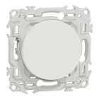 Schneider Electric - Odace - va-et-vient ou poussoir avec griffes - 10AX - blanc craie