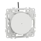 Schneider Electric - Odace - va-et-vient ou poussoir lumineux LED avec griffes - 10AX - blanc craie