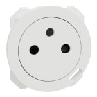 Schneider Electric - Odace - enjoliveur seul - pour prise affleurante et chargeur USB-C - blanc craie