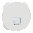 Schneider Electric - Odace - enjoliveur seul - pour prise RJ45 - blanc craie